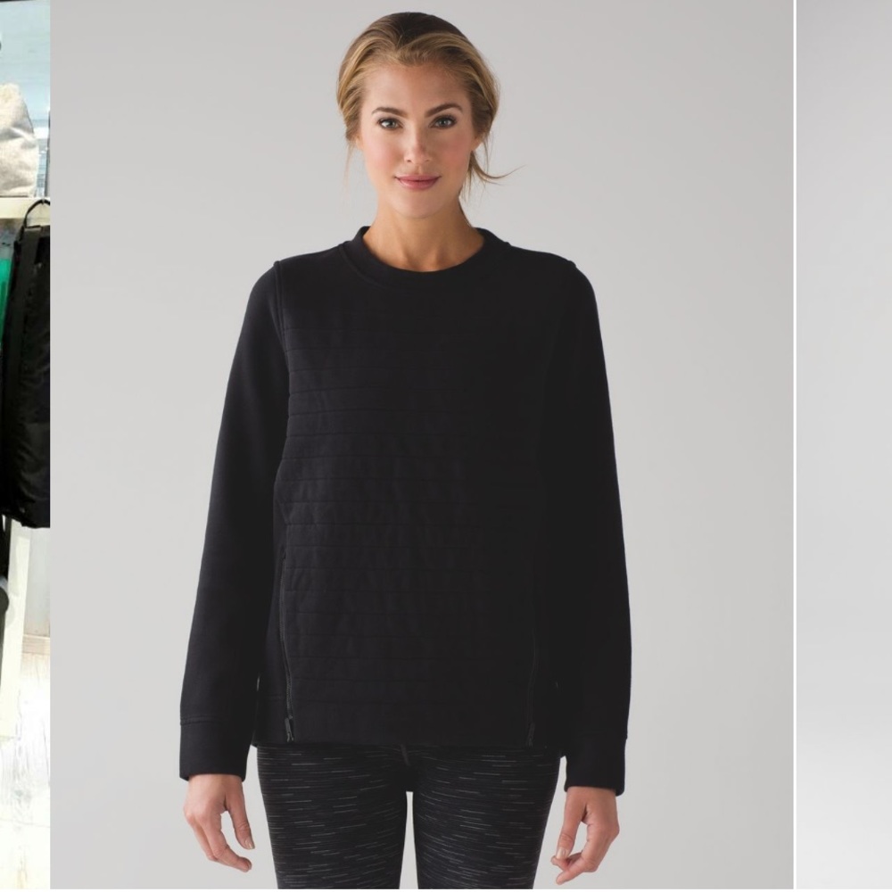 lululemon fleece be true crewneck